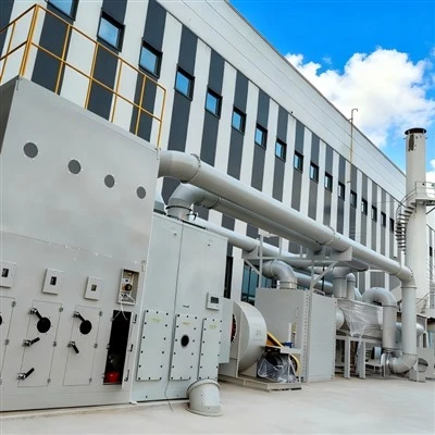 Zeolitni rotor + sistem katalitskega oksidanta (CO).